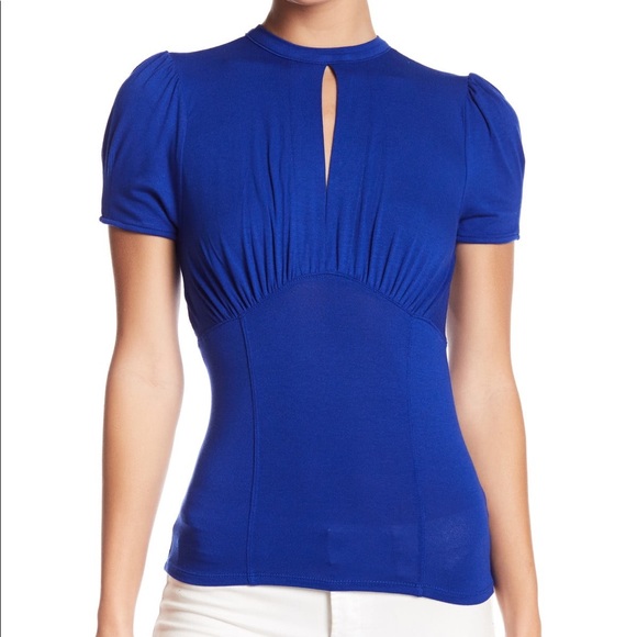 Free People Tops - Free People Hear Me Roar Top - Blue, Medium